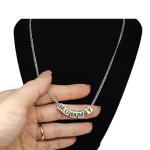 Custom MUMMY Block Letter Necklace for Halloween