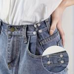 Women's Brooch Set Tighten Waist Brooches for Women Skirt Pants Jeans Adjustable Waist Clip Metal Pins Clothing Accessories