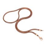 Oxidized Pure Copper Wheat Chain Necklace Gift