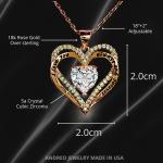 Custom Heart Necklace Gift for Wife