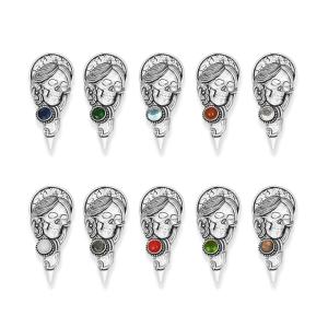 Multi Gemstone Skeleton Pendant Jewelry for Women