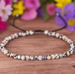 Dalmatian Jasper Bead Bracelet - Healing Gift
