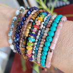 Dalmatian Jasper Bead Bracelet - Healing Gift