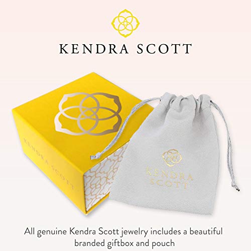 Kendra Scott Elisa Short Pendant Necklace for Women, Dainty Fashion Jewelry, 14k Gold-Plated, White Mother of Pearl