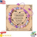 Handmade Moonstone Jasper Bracelet for Women