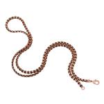 Oxidized Copper Rope Chain Handmade Necklace