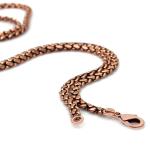 Oxidized Copper Rope Chain Handmade Necklace