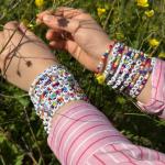 Personalized Glass Bead Friendship Bracelets