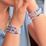Personalized Glass Bead Friendship Bracelets