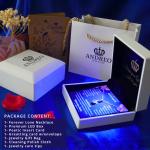 Custom Silver Love Drop Necklace for Her