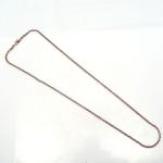 Oxidized Copper Wheat Chain Necklace - Handmade Gift