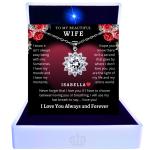 Custom Silver Love Star Necklace for Girlfriend