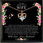 Gift Heart Necklace for My Wife's Anniversary