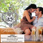 Custom Knot Heart Necklace for Wife’s Birthday