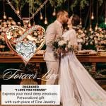 Gift Heart Necklace for My Wife's Anniversary