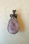 Handmade Amethyst Pendant - Perfect Gift for Mom