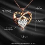 Gift Heart Necklace for My Wife's Anniversary