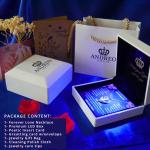 Custom Silver Love Star Necklace for Girlfriend