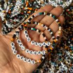 Personalized Glass Bead Friendship Bracelets