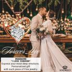 Custom 18k Infinity Necklace for Special Occasions