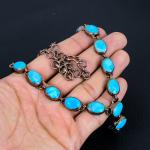 Turquoise Gemstone Copper Necklace for Loved Ones