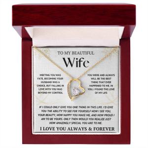 Personalized Necklace for Your Wife's Special Moments