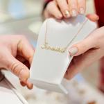 Personalized Gold Wire Name Necklace - Handmade Gift