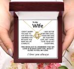 To My Wife Pendant Necklace Gift