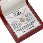 To My Wife Pendant Necklace Gift