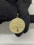 10K Gold Minimalist Tree of Life Necklace