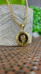 Personalized Flower Necklace with Rope Chain