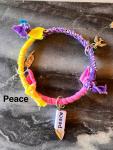 Colorful Handmade Bandana Charm Bracelets for Gifts