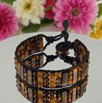 Men's Natural Tiger's Eye Stone Energy Bracelet