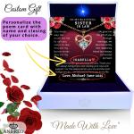 Custom 18k Infinity Necklace for Sisters-in-Law