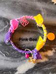 Colorful Handmade Bandana Charm Bracelets for Gifts