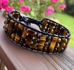 Men's Natural Tiger's Eye Stone Energy Bracelet