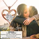 Custom 18k Infinity Necklace for Sisters-in-Law