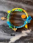 Colorful Handmade Bandana Charm Bracelets for Gifts