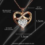 Custom 18k Infinity Necklace for Sisters-in-Law