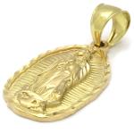 18k Gold Plated Guadalupe Hip-Hop Pendant Necklace