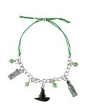 Set of 2 Adjustable Charms Bracelets: Glinda & Elphaba