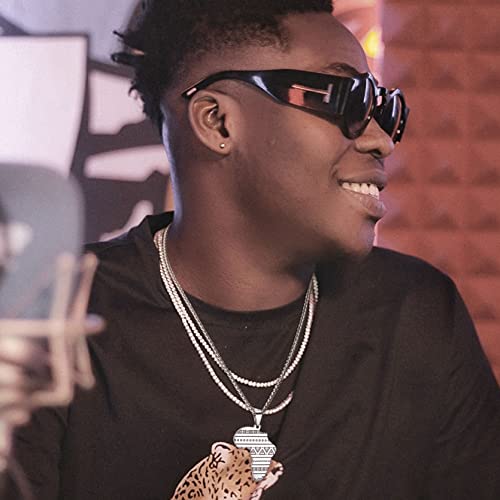 GOLDCHIC JEWELRY Africa Map Pedant Necklaces, Ancient Tribal Mother African Chain Pendant Necklace for Men Women with 316L Stainless Steel jewelry