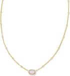 Kendra Scott Mini Elisa Pink Opalite Necklace