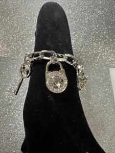 Michael Kors Silver Charms Bracelet and Bangle