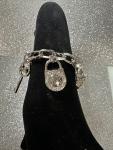 Michael Kors Silver Charms Bracelet and Bangle