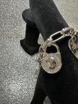 Michael Kors Silver Charms Bracelet and Bangle