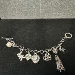 Silver Tone Key Charm Bracelet by Michael Kors