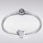 I Love You to the Moon Bracelet Charm
