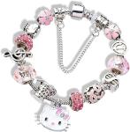 Hello Kitty Adjustable Stainless Steel Charm Bracelet