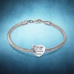 I Love You to the Moon Bracelet Charm